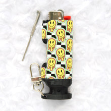 Load image into Gallery viewer, Drippy Smiley Hemp+Poker Lighter Case
