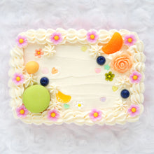 Load image into Gallery viewer, Floral Fruit Cake (Pink)
