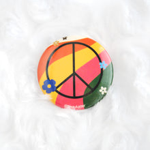 Load image into Gallery viewer, Peace and Love Button Pin