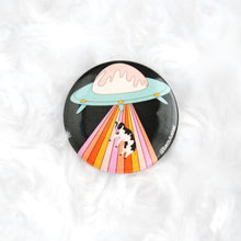 Load image into Gallery viewer, Alien Abduction Button Pin