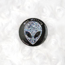 Load image into Gallery viewer, Just Visiting Button Pin