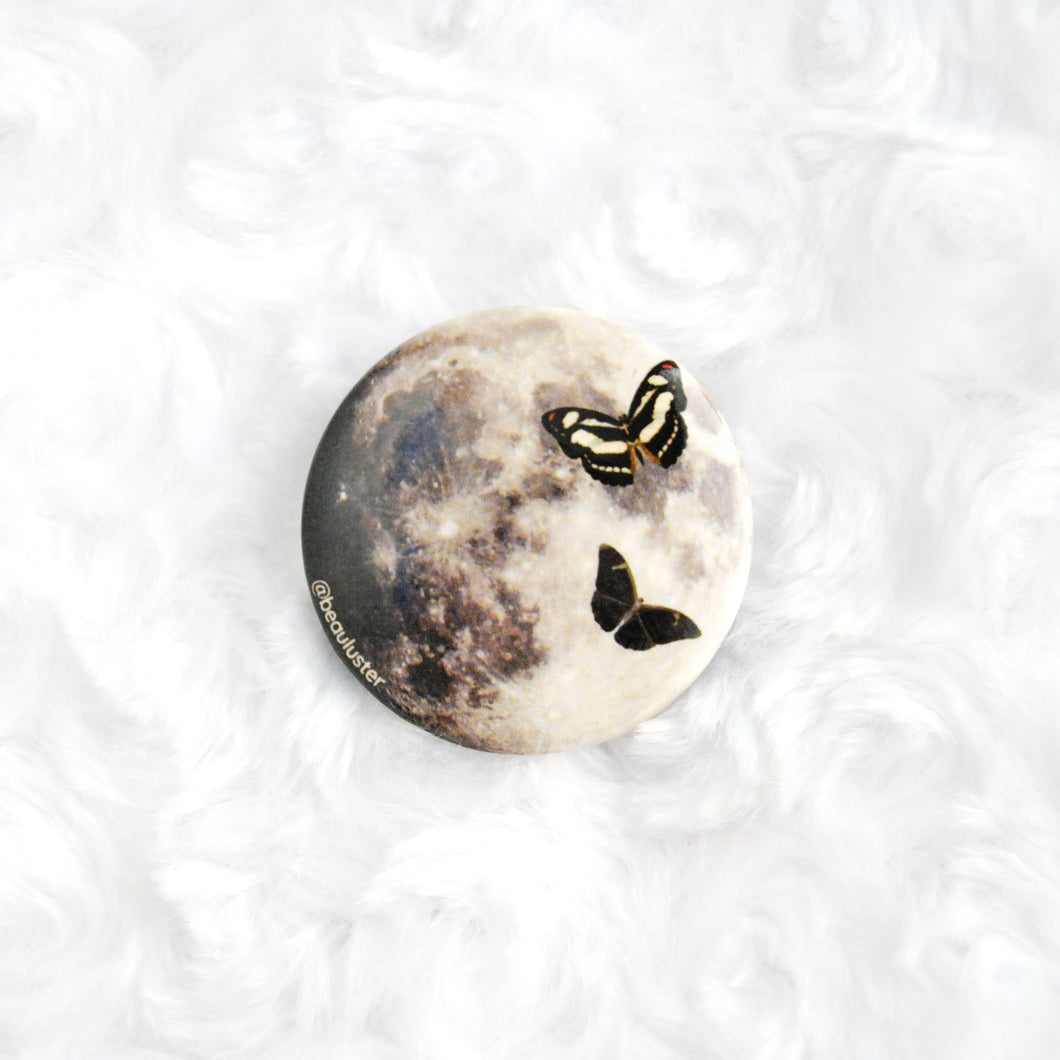 Full Moon Button Pin
