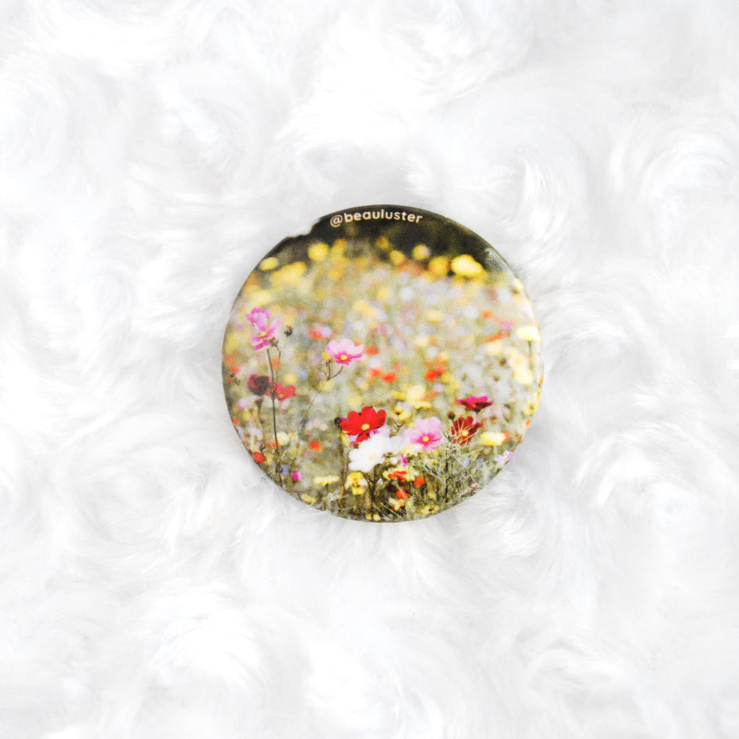 Wildflowers Button Pin