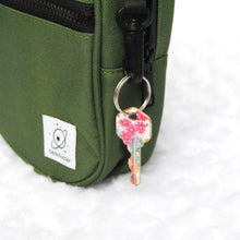 Load image into Gallery viewer, Smiley Face Smell-Proof Crossbody Bag (Forest)