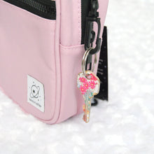 Load image into Gallery viewer, Smiley Face Smell-Proof Crossbody Bag (Pink Rose)