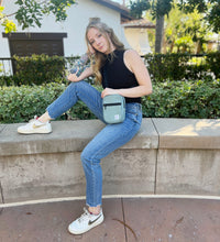 Load image into Gallery viewer, Bunny's Little Paradise Smell-Proof Crossbody Bag (Sea Glass)