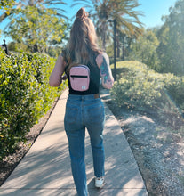 Load image into Gallery viewer, Smiley Face Smell-Proof Crossbody Bag (Pink Rose)