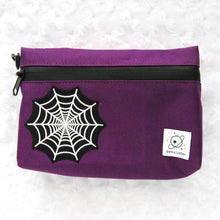 Load image into Gallery viewer, Caught in Your Web - Purple Smell-Proof Stash Bag
