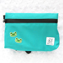 Load image into Gallery viewer, Froggy Pond - Teal Smell-Proof Stash Bag