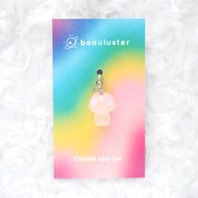 Load image into Gallery viewer, Glow in the Dark Shroom Charm/Zipper Pull