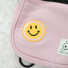 Load image into Gallery viewer, Smiley Face Smell-Proof Crossbody Bag (Pink Rose)
