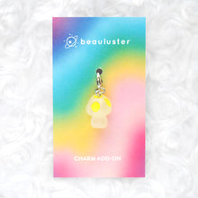 Load image into Gallery viewer, Glow in the Dark Shroom Charm/Zipper Pull