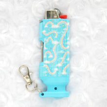 Load image into Gallery viewer, Rainbow Skies Holographic Hemp+Poker Lighter Case