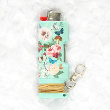 Load image into Gallery viewer, Butterfly Garden Hemp+Poker Lighter Case