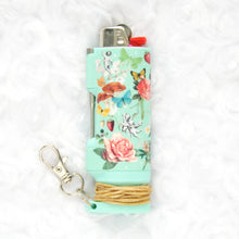 Load image into Gallery viewer, Butterfly Garden Hemp+Poker Lighter Case