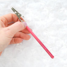 Load image into Gallery viewer, Rosy Radiance Glitter Roach Clip