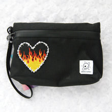 Load image into Gallery viewer, Burning For You - Black Smell-Proof Stash Bag