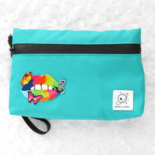 Load image into Gallery viewer, Butterfly Kisses - Teal Smell-Proof Stash Bag