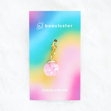 Load image into Gallery viewer, Pink Confetti Globe Charm
