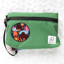 Load image into Gallery viewer, Retro Shroomies - Green Smell-Proof Stash Bag