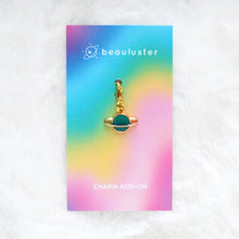 Load image into Gallery viewer, Teal Planet Charm