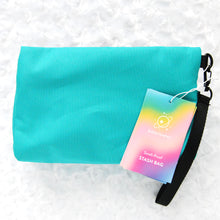 Load image into Gallery viewer, Froggy Pond - Teal Smell-Proof Stash Bag
