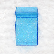 Load image into Gallery viewer, Travel Stash Case - Blue Sparkle

