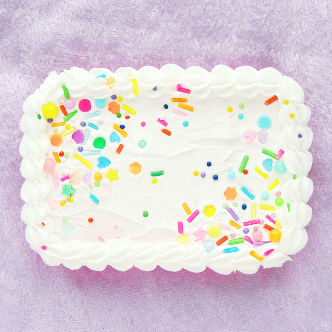 Rainbow Confetti Cake (Pink)