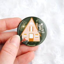 Load image into Gallery viewer, Cozy Cottage Button Pin
