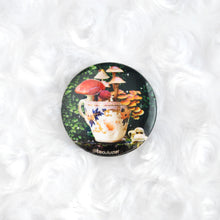 Load image into Gallery viewer, Mushroom Tea Button Pin

