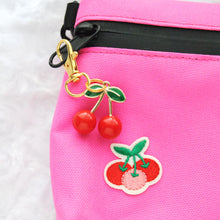 Load image into Gallery viewer, Cherry Keychain Charm
