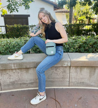Load image into Gallery viewer, Bunny&#39;s Little Paradise Smell-Proof Crossbody Bag (Sea Glass)
