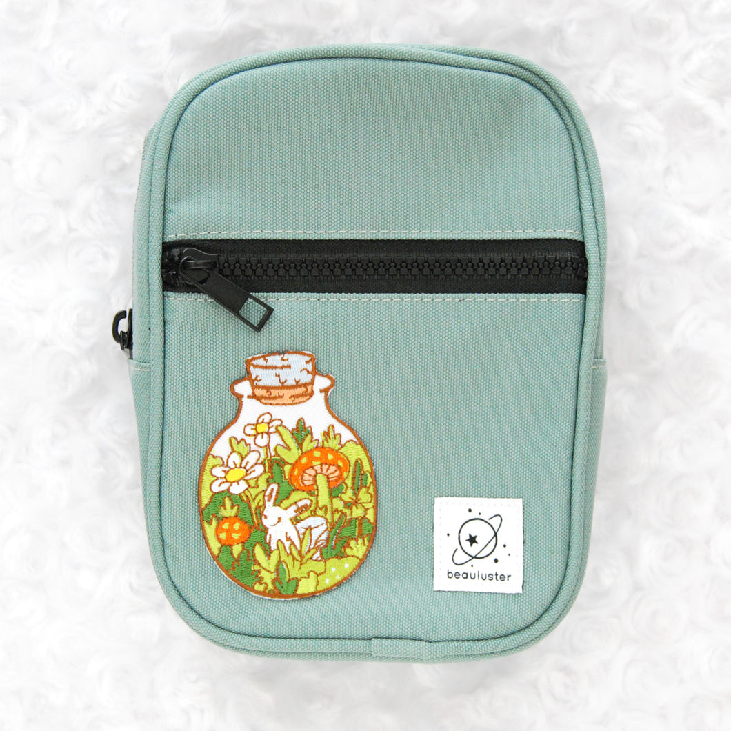 Bunny's Little Paradise Smell-Proof Crossbody Bag (Sea Glass)