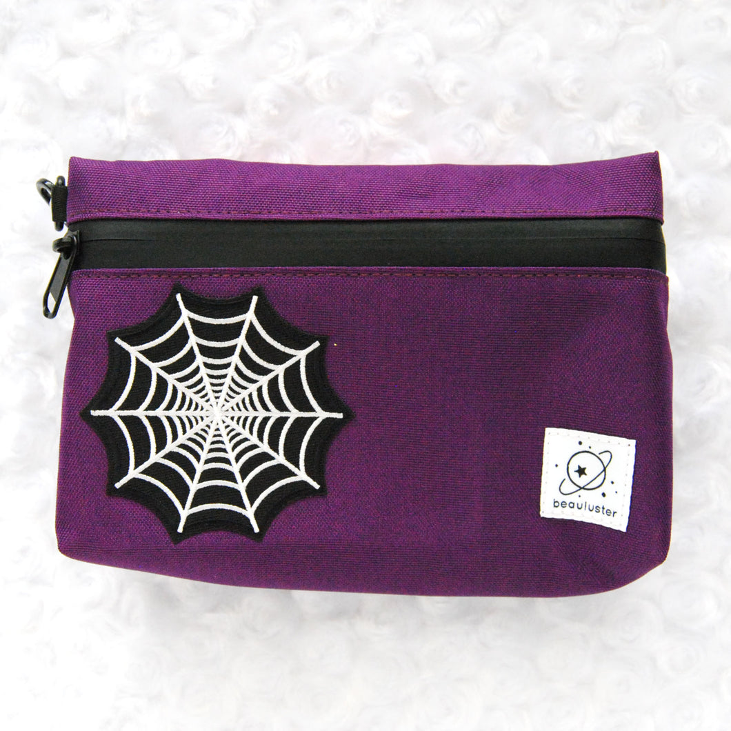 Caught in Your Web - Purple Smell-Proof Stash Bag