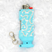 Load image into Gallery viewer, Rainbow Skies Holographic Hemp+Poker Lighter Case
