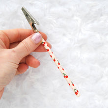 Load image into Gallery viewer, Cherry Pie Hand-Painted Roach Clip
