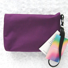 Load image into Gallery viewer, Sparkle Hearts - Purple Smell-Proof Stash Bag
