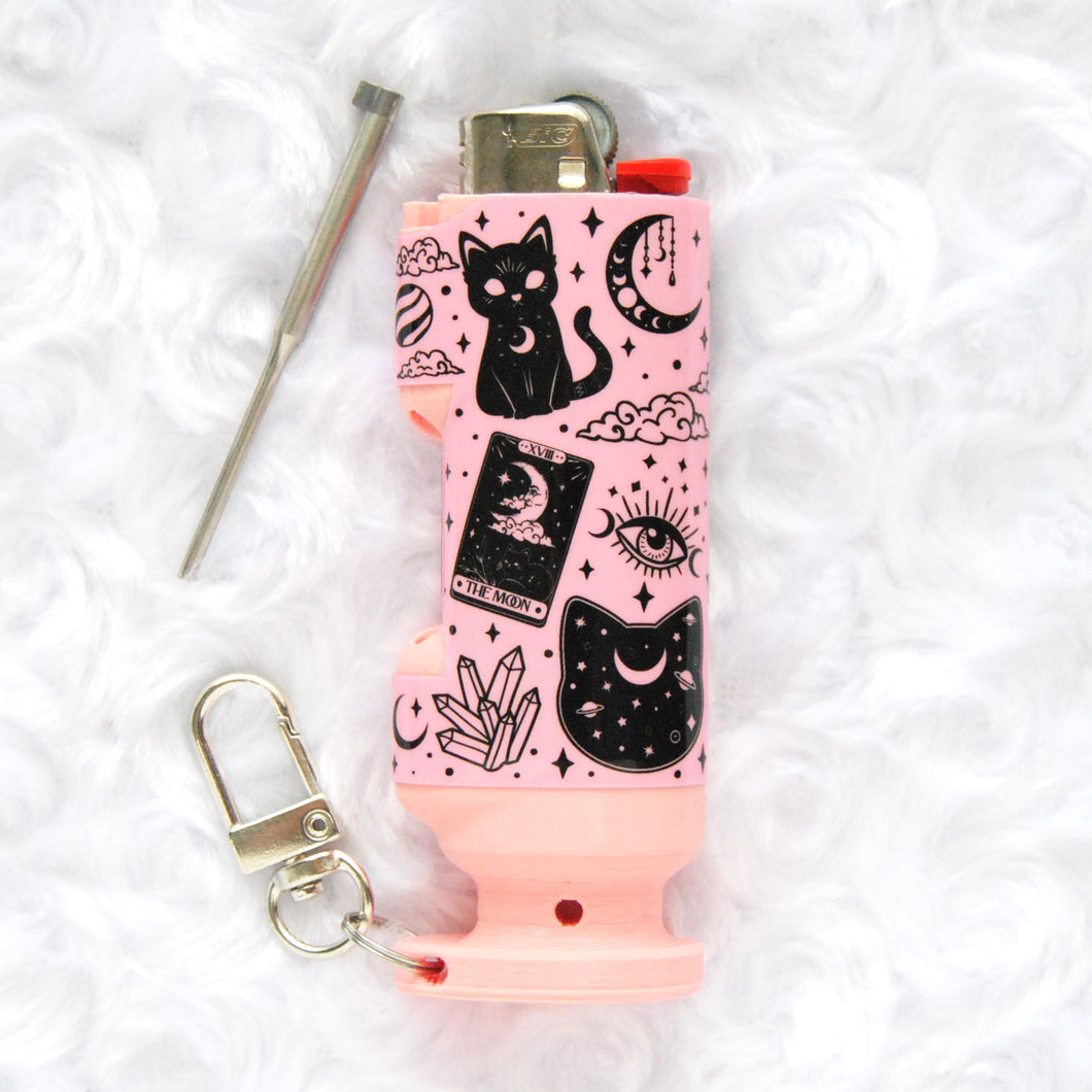Salem (Pink) Hemp+Poker Lighter Case