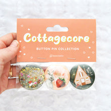 Load image into Gallery viewer, Cottagecore Button Pin Set
