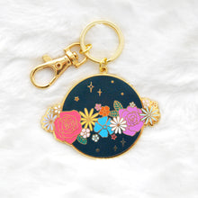 Load image into Gallery viewer, B-GRADE Cosmic Blossoms Enamel Keychain
