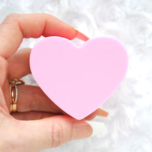 Load image into Gallery viewer, Heart Silicone Container - Baby Pink
