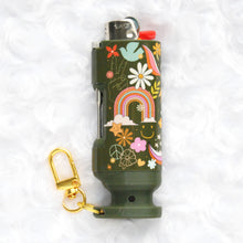 Load image into Gallery viewer, Peace &amp; Love Hemp+Poker Lighter Case
