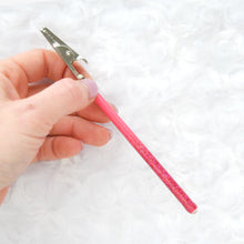 Load image into Gallery viewer, Rosy Radiance Glitter Roach Clip
