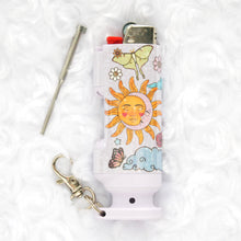 Load image into Gallery viewer, Sunshine Tea Holographic Hemp+Poker Lighter Case
