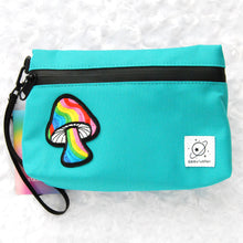 Load image into Gallery viewer, Funki Fungi - Teal Smell-Proof Stash Bag

