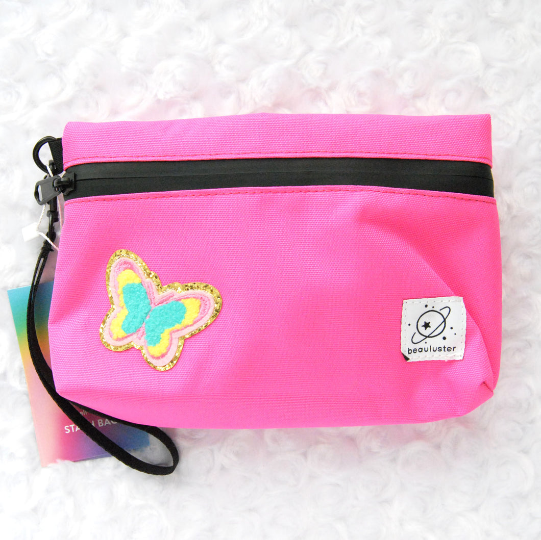 Happy Wings - Hot Pink Smell-Proof Stash Bag