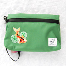 Load image into Gallery viewer, Koi Pond - Green Smell-Proof Stash Bag
