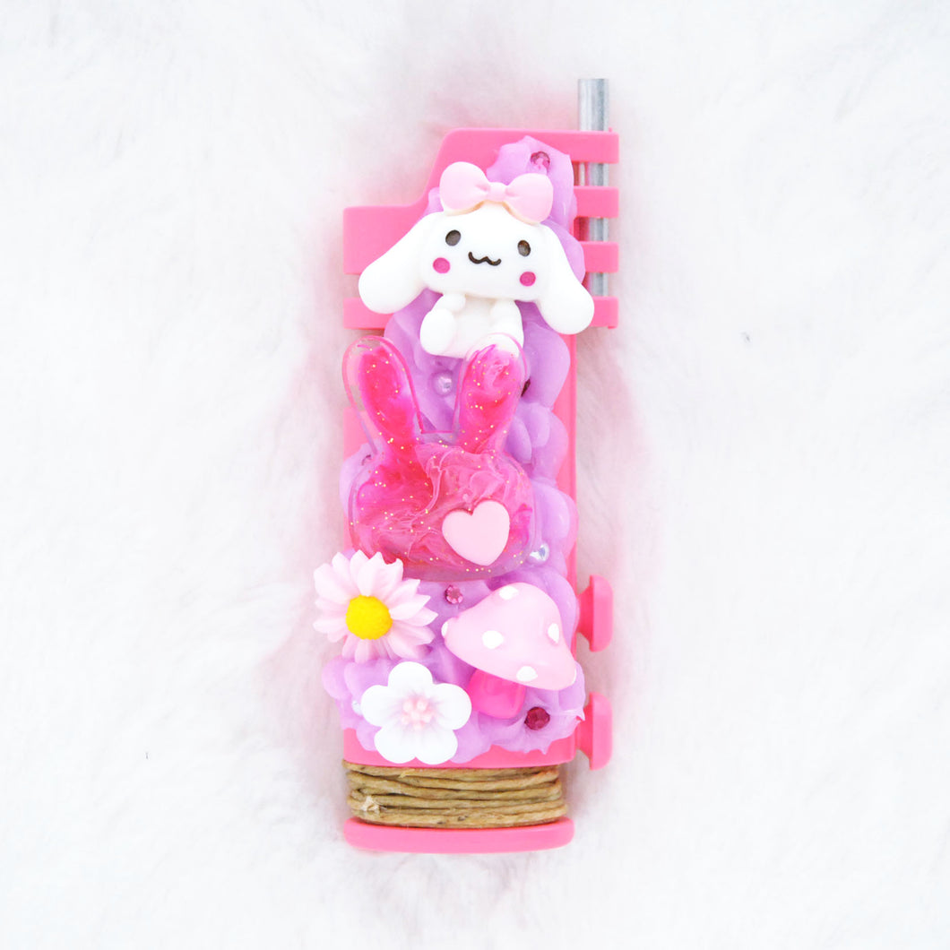 LILXBUN Baby Pink Bun Lighter Case
