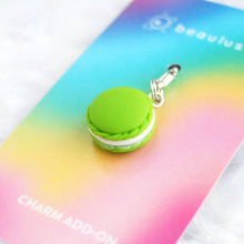 Load image into Gallery viewer, Matcha Macaron Charm/Zipper Pull
