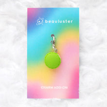 Load image into Gallery viewer, Matcha Macaron Charm/Zipper Pull
